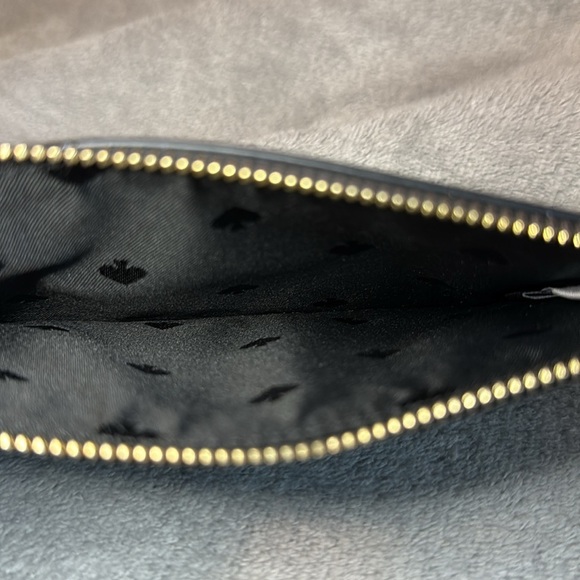 ♠️KATE SPADE♠️Cheers Black Multi Charming Dot Print Large Slim Cardholder/NWOT - Picture 6 of 7